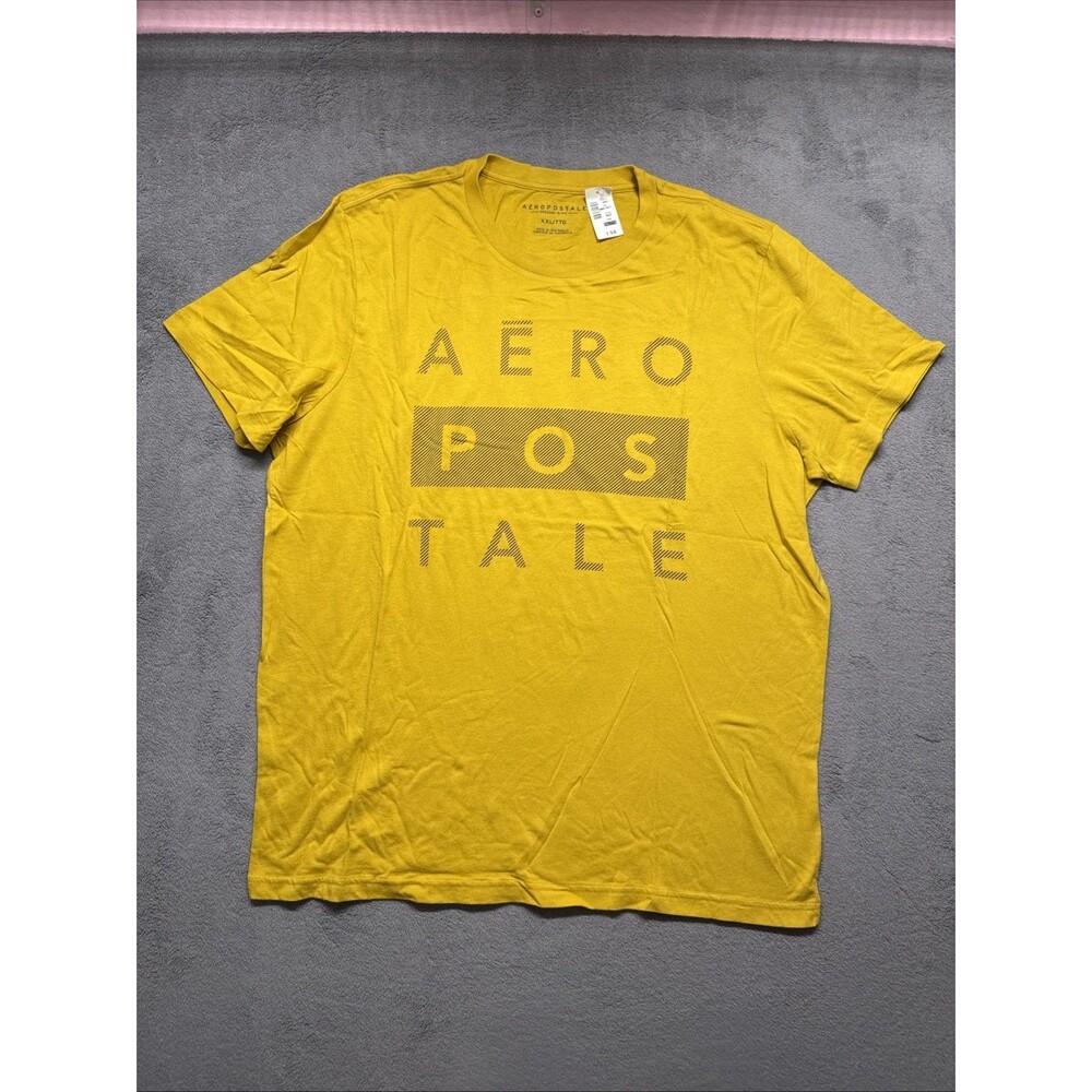 Aeropostale Mens Green Tie Dye Big A Graphic T Shirt  Size 2XL  NEW